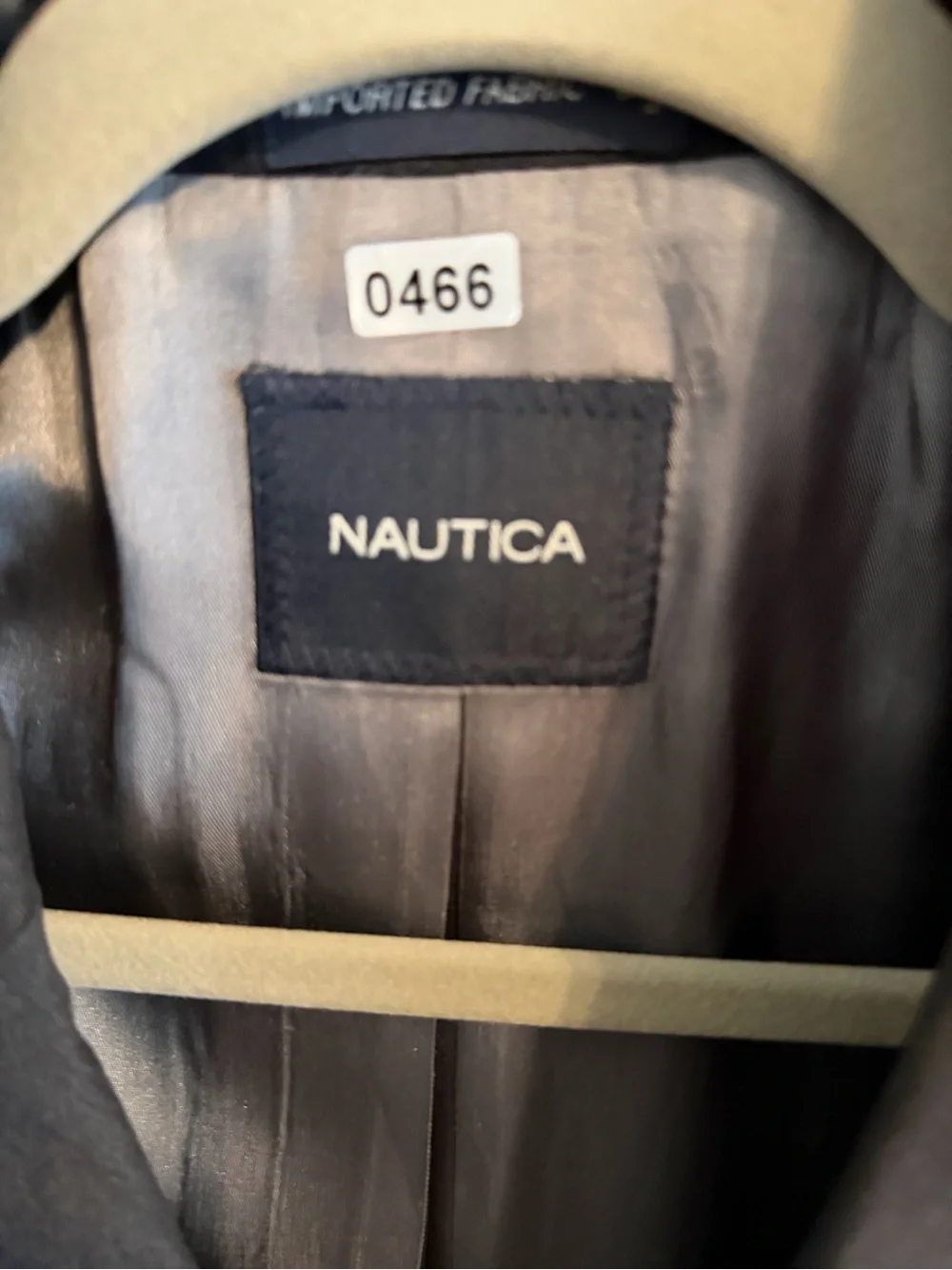 Nautica Men's Black Single-Breasted Sport Coat